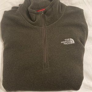 Brown North Face Quarter Zip